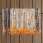 orange autumn Outdoor Rug Gallery Image 1