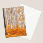 orange autumn Stationery Card Gallery Image 2