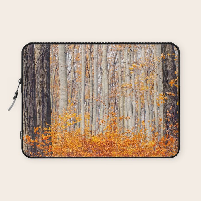 orange autumn Laptop Sleeve Gallery Image 1