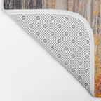 orange autumn Bath Mat Gallery Image 2