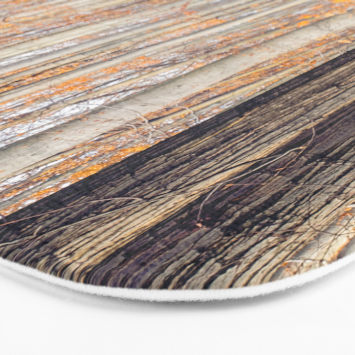 orange autumn Bath Mat Gallery Image 3