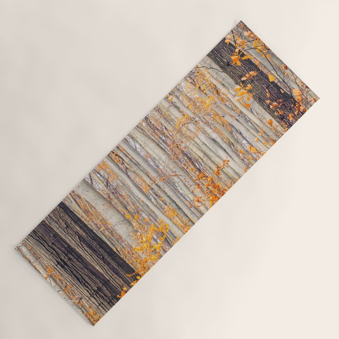 orange autumn Yoga Mat Gallery Image 1