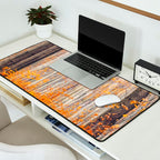 orange autumn Desk Mat Gallery Image 2