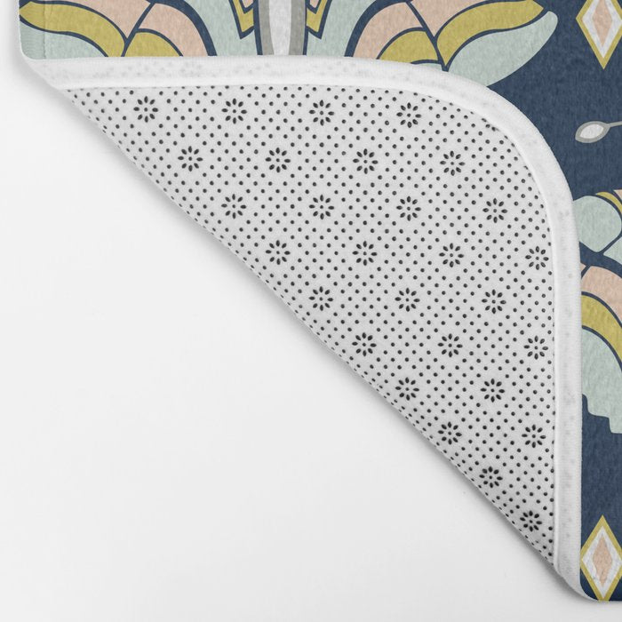 La Maison des Papillons - Midnight Bath Mat Gallery Image 2