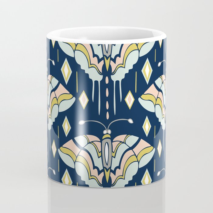 La Maison des Papillons - Midnight Coffee Mug Gallery Image 4