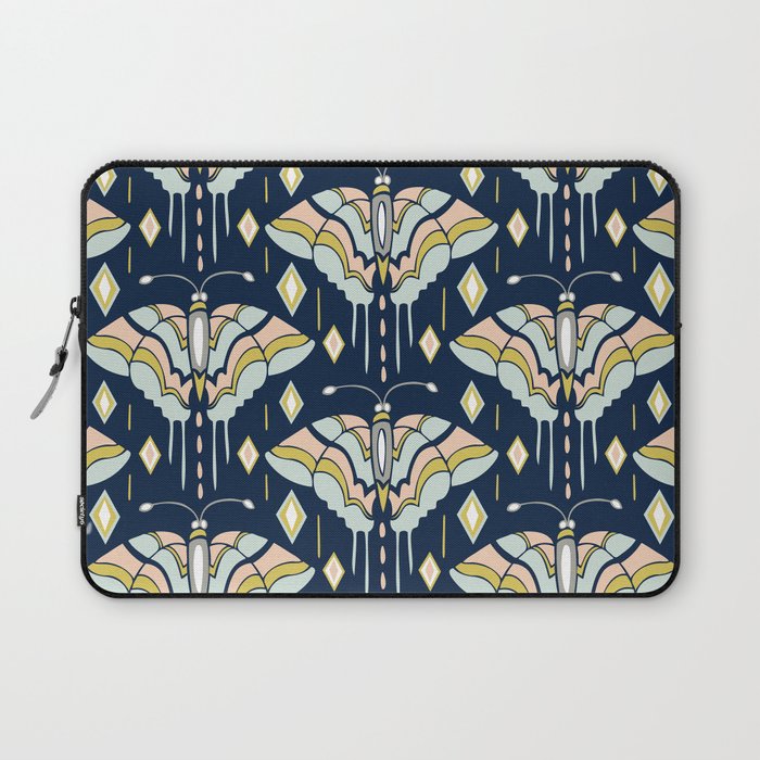 La Maison des Papillons - Midnight Laptop Sleeve Gallery Image 1