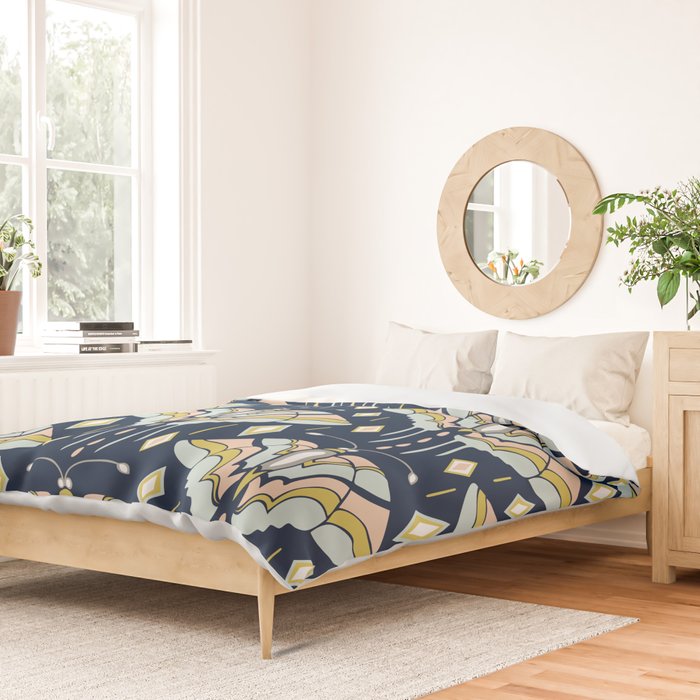 La Maison des Papillons - Midnight Duvet Cover Gallery Image 2