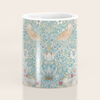 William Morris Strawberry Thief Aqua Blue Turquoise Coffee Mug Gallery Image 4
