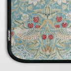 William Morris Strawberry Thief Aqua Blue Turquoise Laptop Sleeve Gallery Image 3
