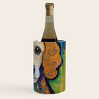 Gustav Klimt Dog with Colorful Scarf Wine Chiller Gallery Image 3
