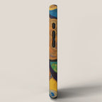 Gustav Klimt Dog with Colorful Scarf iPhone Case Gallery Image 2