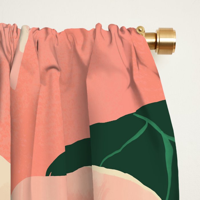 Yoga Meditating Elephant Window Curtain Gallery Image 2