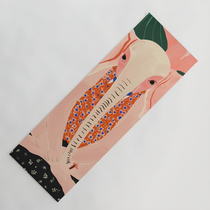 Yoga Meditating Elephant Yoga Mat Gallery Image 1