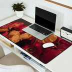 Coquette x botanical poppy flower photograph Desk Mat Gallery Image 2