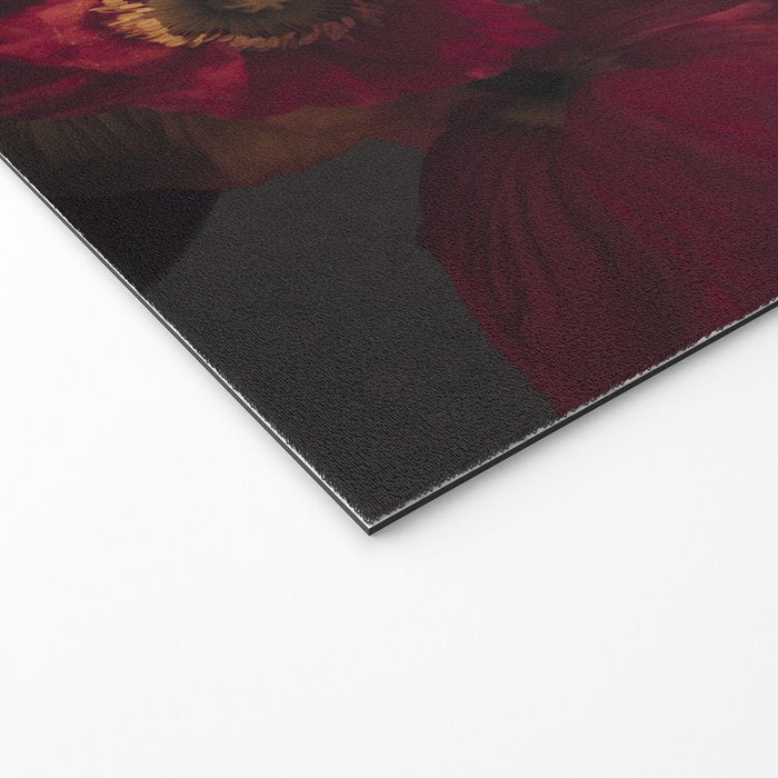 Coquette x botanical poppy flower photograph Welcome Mat Gallery Image 2
