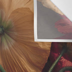 Coquette x botanical poppy flower photograph Wall Tapestry Gallery Image 3