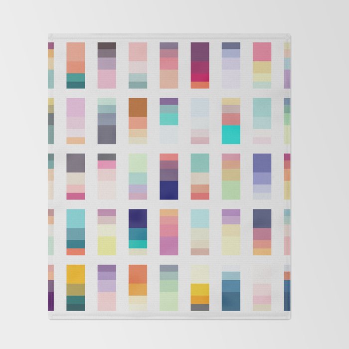 Color Trap No. 1 Throw Blanket Gallery Image 2