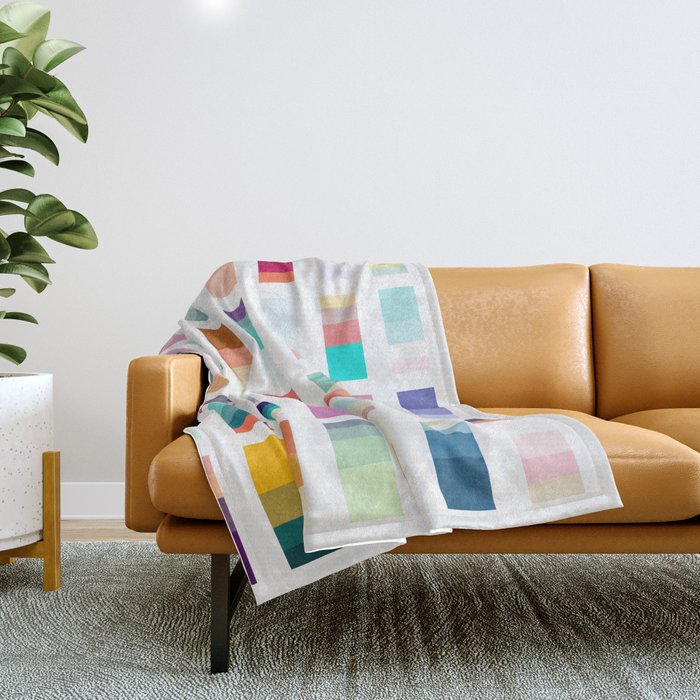 Color Trap No. 1 Throw Blanket Gallery Image 1