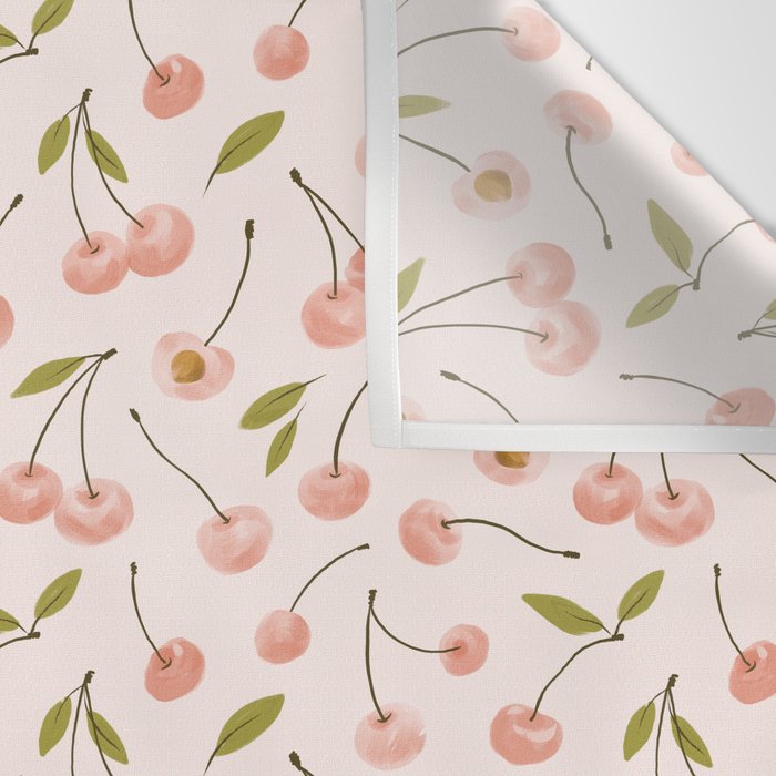 Pink cherry Wall Tapestry Gallery Image 3