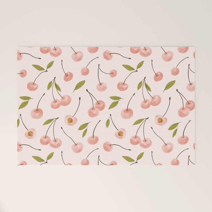 Pink cherry Welcome Mat Gallery Image 1