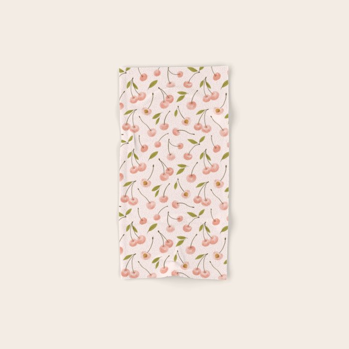 Pink cherry Bath Towel Gallery Image 1