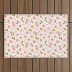Pink cherry Outdoor Rug Gallery Image 1