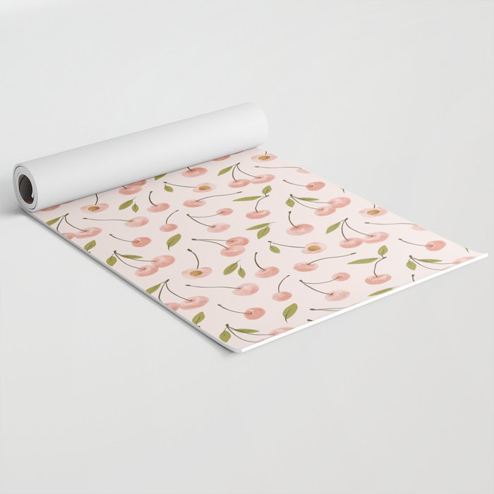 Pink cherry Yoga Mat Gallery Image 2