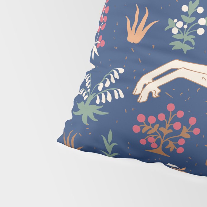 Magical Medieval Unicorn Forest Pillow Sham Gallery Image 4