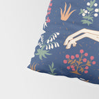 Magical Medieval Unicorn Forest Pillow Sham Gallery Image 4