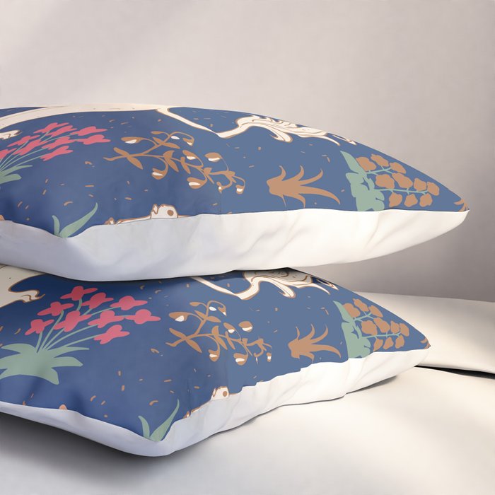 Magical Medieval Unicorn Forest Pillow Sham Gallery Image 3