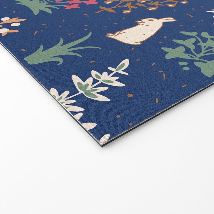 Magical Medieval Unicorn Forest Welcome Mat Gallery Image 2
