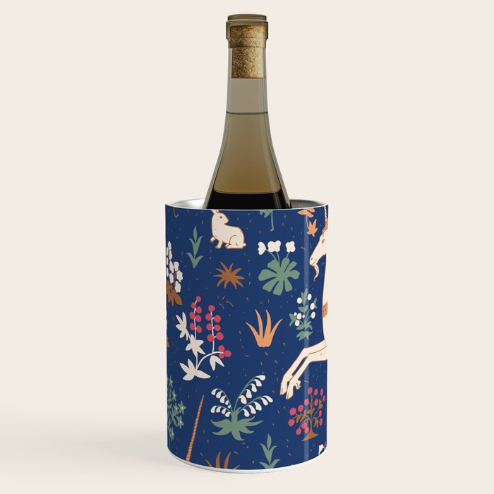 Magical Medieval Unicorn Forest Wine Chiller Gallery Image 2