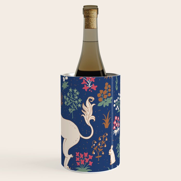 Magical Medieval Unicorn Forest Wine Chiller Gallery Image 3