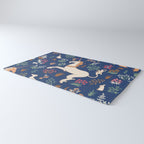 Magical Medieval Unicorn Forest Rug Gallery Image 3