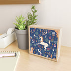 Magical Medieval Unicorn Forest Mini Art Print Gallery Image 2