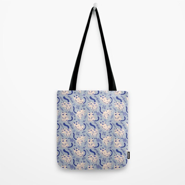 Purrcelin Cats Tote Bag Gallery Image 2