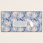 Purrcelin Cats Desk Mat Gallery Image 1