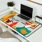 Retro MCM beach home  Desk Mat Gallery Image 2