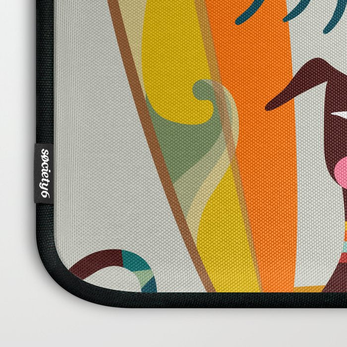 Retro MCM beach home  Laptop Sleeve Gallery Image 3