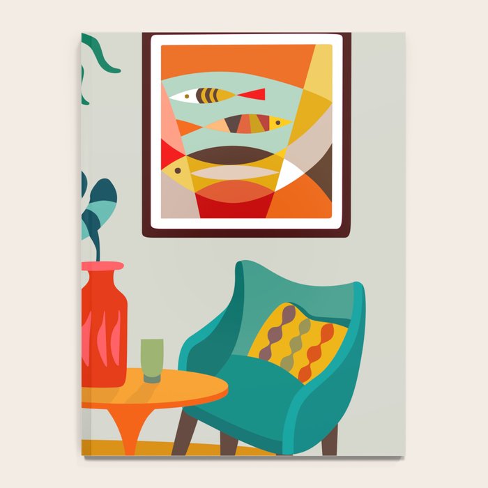 Retro MCM beach home  Notebook Gallery Image 4