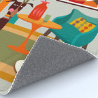 Retro MCM beach home  Rug Gallery Image 4