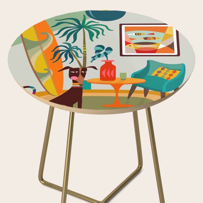 Retro MCM beach home  Side Table Gallery Image 2