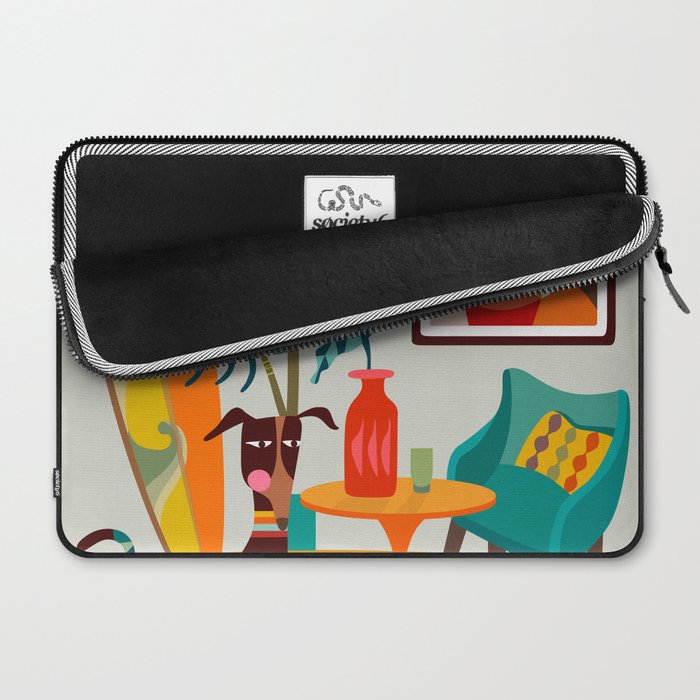 Retro MCM beach home  Laptop Sleeve Gallery Image 2