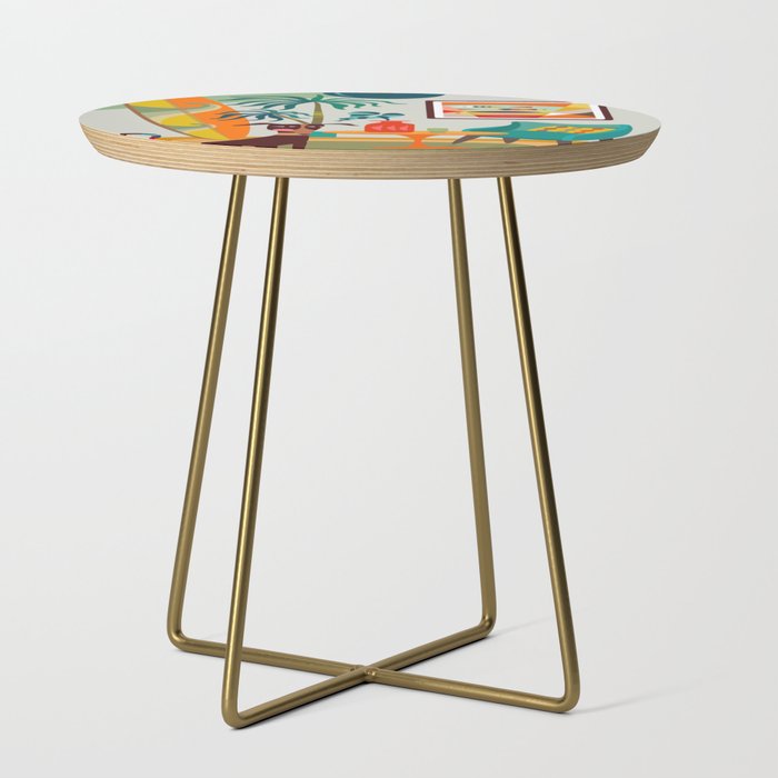 Retro MCM beach home  Side Table Gallery Image 1