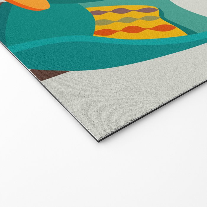 Retro MCM beach home  Welcome Mat Gallery Image 2