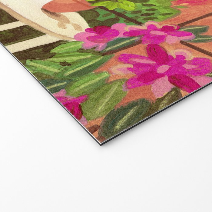 Travel poster woman in Saint-Tropez France Welcome Mat Gallery Image 2