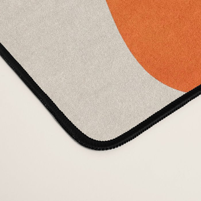 Abstract Turtle in Orange Desk Mat Gallery Image 4