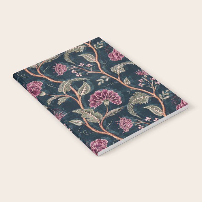Indienne Vine - Midnight Velvet  Notebook Gallery Image 2