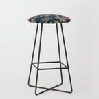 Indienne Vine - Midnight Velvet  Stool Gallery Image 1
