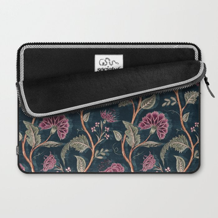 Indienne Vine - Midnight Velvet  Laptop Sleeve Gallery Image 2